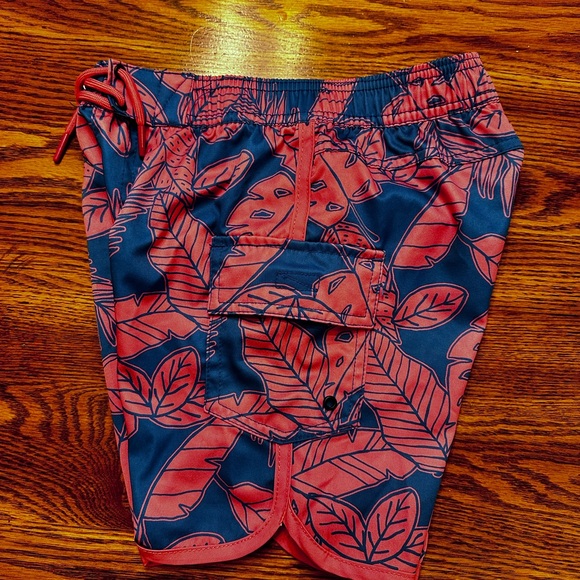 Sovereign Code Joyride Boys size 7 swim trunks shorts lined Sultan/Blue - Picture 8 of 10